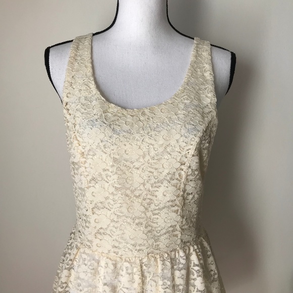 UO Pins And Needles Sheer Lace Romper - Picture 6 of 8